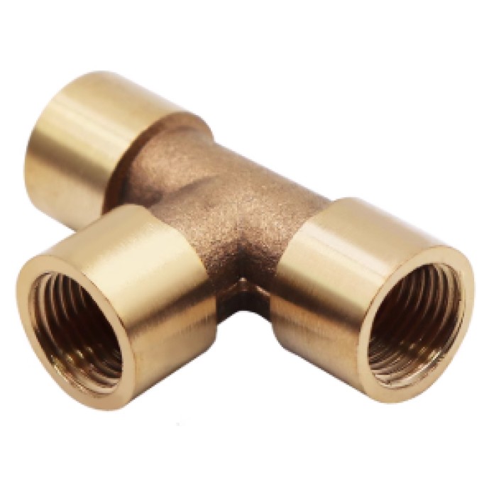 Copper tee joint/three internal threads/internal thread tee/internal tooth tee 1*2*3*4 points one/two/three/four